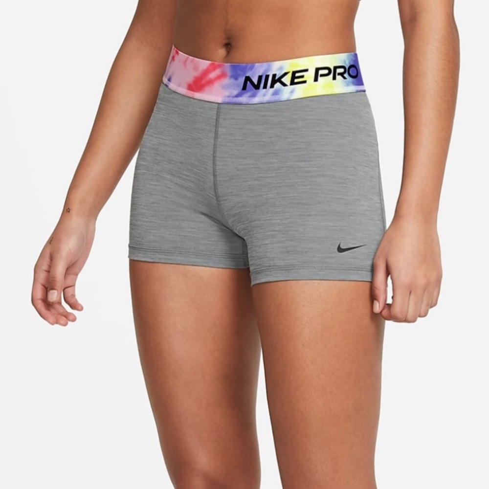 Women's 3" Tie-Dye Shorts Nike Pro sustainable NEW - Picture 2 of 11